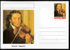 Palatine (Fantasy) Personalities - Niccolo Paganini (composer) postal stationery card unused and fine