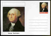 Palatine (Fantasy) Personalities - George Washington (1st USA President) postal stationery card unused and fine