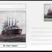 Chartonia (Fantasy) Ships - SS Great Eastern postal stationery card unused and fine