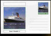 Chartonia (Fantasy) Ships - Queen Elizabeth 2 postal stationery card unused and fine