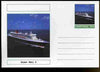 Chartonia (Fantasy) Ships - Queen Mary 2 postal stationery card unused and fine