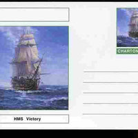 Chartonia (Fantasy) Ships - HMS Victory postal stationery card unused and fine