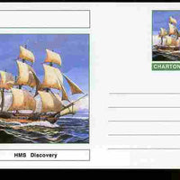 Chartonia (Fantasy) Ships - HMS Discovery postal stationery card unused and fine