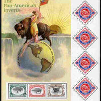 United States 2001 Pan American Inverts m/sheet unmounted mint SG 3971a