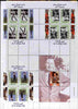 Angola 1999 Great People of the 20th Century uncut perforated proof sheet containing sheetlets of Babe Ruth, Einstein, Aoki & Walt Disney, unmounted mint and scarce with less than 5 such sheets produced
