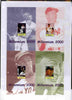 Somaliland 2000 Millennium uncut imperforate proof sheet containing four Baseball s/sheets (Carl Yastrzewski, Joe Dimaggio & Lou Gehrig) unmounted mint and scarce with less than 5 such sheets produced