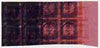 Pakistan 1948 spectacular piece of De La Rue 'printers waste' containing an uncountable number of impressions of various values incl 'Scales of Justice' & 'Star & Crescent', approx block of 8 size
