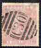 Great Britain Used in Valparaiso QV 5s rose with almost complete C30 cancel, fair colour, SG Z88 cat from £400