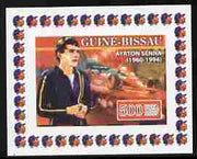 Guinea - Bissau 2007 Ayrton Senna #2 imperf individual deluxe sheet unmounted mint. Note this item is privately produced and is offered purely on its thematic appeal