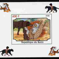 Benin 2008 Disney's Jungle Book #1 imperf individual deluxe sheet unmounted mint. Note this item is privately produced and is offered purely on its thematic appeal