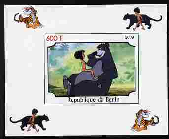 Benin 2008 Disney's Jungle Book #4 imperf individual deluxe sheet unmounted mint. Note this item is privately produced and is offered purely on its thematic appeal