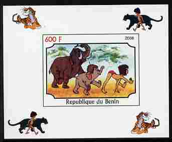Benin 2008 Disney's Jungle Book #6 imperf individual deluxe sheet unmounted mint. Note this item is privately produced and is offered purely on its thematic appeal
