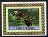 St Thomas & Prince Islands 2007 Animals & Butterflies #8 imperf individual deluxe sheet unmounted mint. Note this item is privately produced and is offered purely on its thematic appeal