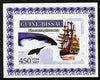 Guinea - Bissau 2007 Dolphins & Tall Ships #1 imperf individual deluxe sheet unmounted mint. Note this item is privately produced and is offered purely on its thematic appeal