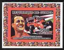 Guinea - Conakry 2006 Michael Schumacher - F1 Champion #3 imperf individual deluxe sheet unmounted mint. Note this item is privately produced and is offered purely on its thematic appeal as Yv 2733