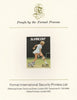 St Vincent 1987 International Tennis Players $1.25 Steffi Graf imperf mounted on Format International Proof Card, as SG 1061