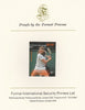 St Vincent - Grenadines 1988 International Tennis Players $3 Bjorn Borg imperf mounted on Format International Proof Card, as SG 588