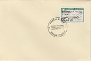 Guernsey - Alderney 1971 Postal Strike cover to Kibris bearing Heron 1s6d overprinted Europa 1965 additionally overprinted 'POSTAL STRIKE VIA KIBRIS £5' cancelled with World Delivery postmark
