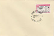 Guernsey - Alderney 1971 Postal Strike cover to Guernsey bearing Flying Boat Saro Cloud 3d overprinted Europa 1965 additionally overprinted 'POSTAL STRIKE VIA GUERNSEY £3' cancelled with World Delivery postmark