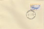 Guernsey - Alderney 1971 Postal Strike cover to Sark bearing 1967 DC-3 6d overprinted 'POSTAL STRIKE VIA SARK £3' cancelled with World Delivery postmark