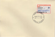 Guernsey - Alderney 1971 Postal Strike cover to Spain bearing 1967 Viscount 3s overprinted 'POSTAL STRIKE VIA SPAIN £4' cancelled with World Delivery postmark