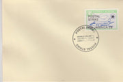 Guernsey - Alderney 1971 Postal Strike cover to Jamaica bearing 1967 Heron 1s6d overprinted 'POSTAL STRIKE VIA JAMAICA £5' cancelled with World Delivery postmark