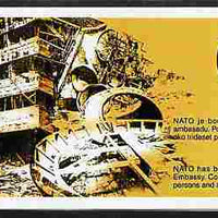 Yugoslavia 1999 Target booklet containing 10 x A stamps in black, as SG 3174 (from a limited production of 2,800)