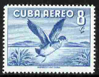Cuba 1956 Wood Duck 8c blue (from Air set) unmounted mint SG 772