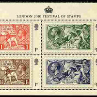 Great Britain 2010 London 2010 Festival of Stamps m/sheet unmounted mint