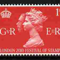 Great Britain 2010 King George 5th Accession - London 2010 Festival of Stamps 1st class stamp unmounted mint