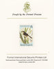 British Virgin Islands 1985 John Audubon Birds 5c Seaside Sparrow imperf proof mounted on Format International proof card, as SG 588