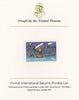 St Vincent 1986 Halley's Comet 75c (Newton's Telesope) imperf proof mounted on Format International proof card, as SG 975