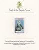 St Kitts 1985 Masonic Lodge 15c (James Derrick Cardin) imperf proof mounted on Format International proof card, as SG 177