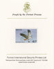 Nevis 1985 Hawks & Herons 40c (Red Tailed Hawk) imperf proof mounted on Format International proof card, as SG 266
