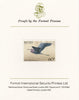 Nevis 1985 Hawks & Herons 60c (Little Blue Heron) imperf proof mounted on Format International proof card, as SG 267