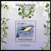 Mozambique 2010 The Environment - Dolphins perf souvenir sheet unmounted mint Michel BL 311