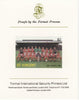 St Vincent 1987 English Football teams $2 Arsenal imperf mounted on Format International proof card, as SG 1093