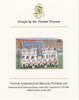 St Vincent 1987 English Football teams $2 Leeds United imperf mounted on Format International proof card, as SG 1097