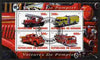 Burundi 2010 Fire Engines #2 perf sheetlet containing 4 values fine cto used