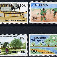 Nigeria 1982 UN Conference on Environment set of 4 unmounted mint, SG 434-37*