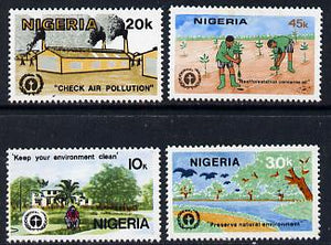 Nigeria 1982 UN Conference on Environment set of 4 unmounted mint, SG 434-37*