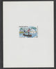Togo 1974 FISHING - 4 deluxe die proof sheets in issued colours as SG 1008-10 & 1012