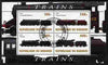Burundi 2010 Steam Locomotives #6 perf sheetlet containing 4 values fine cto used