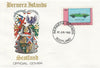 Bernera 1982 Sports Cars - 1963 E-Type Jaguar perf 45p on official cover with first day cancel