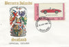 Bernera 1982 Sports Cars - 1967 Duetto Alfa Romeo imperf £1.25 on official cover with first day cancel