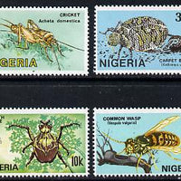 Nigeria 1986 Insects set of 4 unmounted mint, SG 528-31*