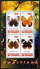 Burundi 2010 Butterflies #1 perf sheetlet containing 4 values unmounted mint