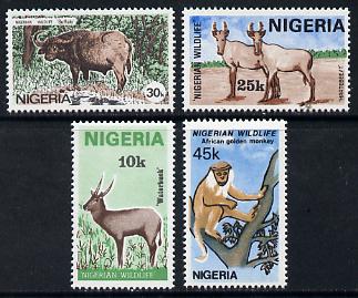 Nigeria 1984 Nigerian Wildlife set of 4 unmounted mint, SG 469-72*