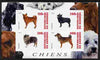 Burundi 2010 Dogs #1 imperf sheetlet containing 4 values unmounted mint