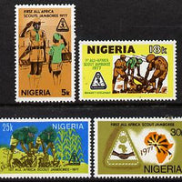 Nigeria 1977 First All-Africa Scout Jamboree set of 4 unmounted mint, SG 369-72*